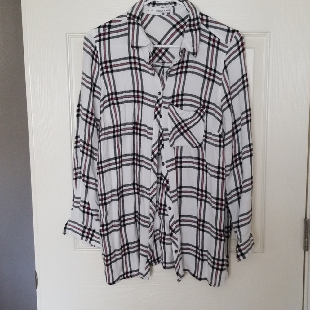 Plaid flannel shirt